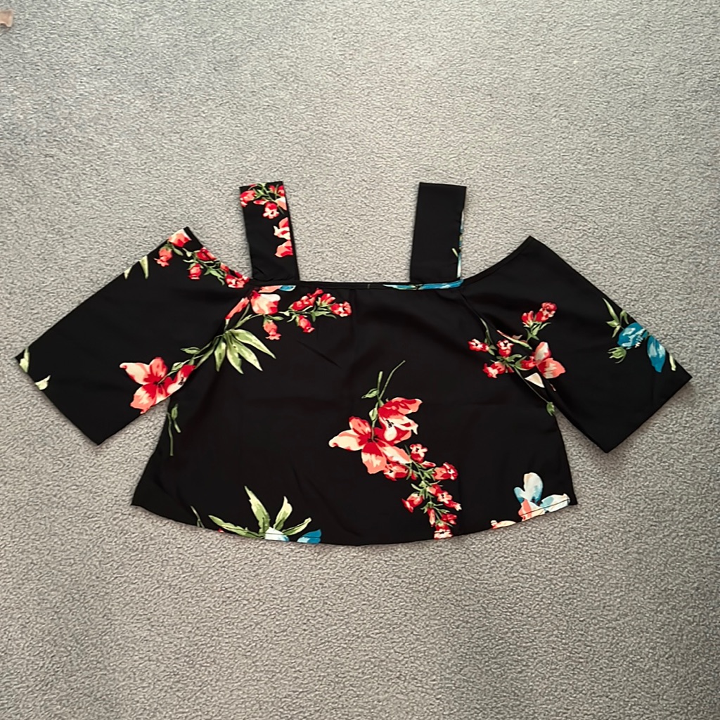 Walter Baker Floral Crop Top
